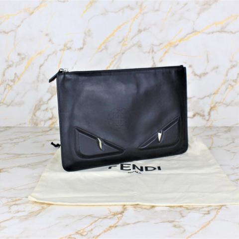 Sell Fendi Eye Clutch Black Black HuntStreet